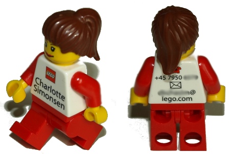 lego man. LEGO business card