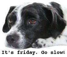 Go slow!
