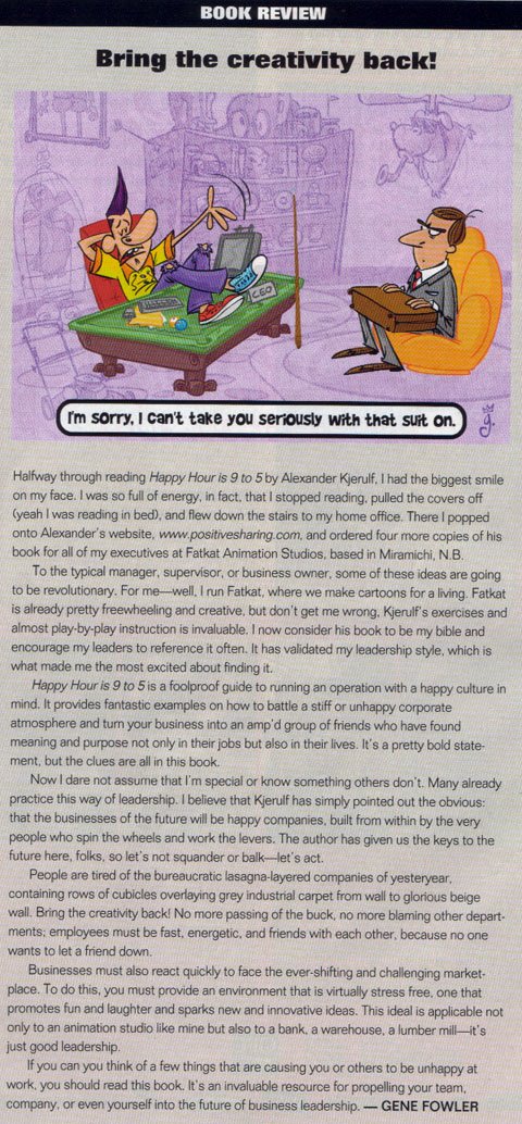 Happy Hour is 9 to 5 Review