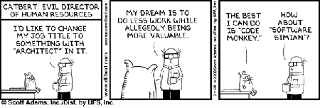 Dilbert on titles