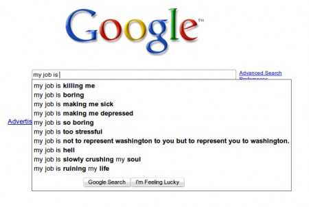 Google: My job is...