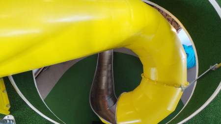 The slide. I tried it. It was awesome.