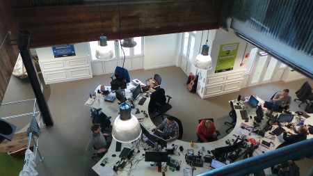 Great desks. Take up a little more space than the square ones but look a lot cooler.