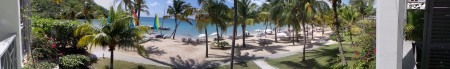 The view from my balcony in Antigua